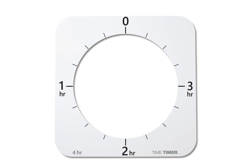 Time Timer MAX visuelt ur - 44 x 44 cm - Sort farve. - Billede 1