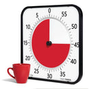 Time Timer MAX visuelt ur - 44 x 44 cm - Sort farve. - Billede 1