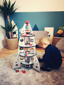 HAPE Rumstation i træ - 20 dele - Fra 3 år. - Billede 1