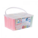 Jumbo Gadekridt i plastboks - Kasse med 54 stk - 8 ass. farver. - Billede 1