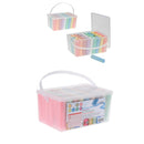 Jumbo Gadekridt i plastboks - Kasse med 54 stk - 8 ass. farver. - Billede 1