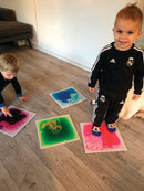 Sensoriske Gulvmåtter - Sæt med 4 stk - 30x30 cm - Stimove - Billede 1