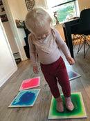 Sensoriske Gulvmåtter - Sæt med 4 stk - 30x30 cm - Stimove - Billede 1