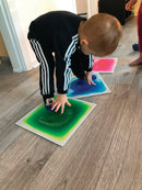 Sensoriske Gulvmåtter - Sæt med 4 stk - 30x30 cm - Stimove - Billede 1