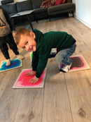 Sensoriske Gulvmåtter - Sæt med 4 stk - 30x30 cm - Stimove - Billede 1