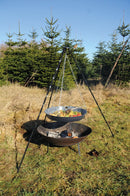 Wokpande m. kæde, Ø: 40 cm - Billede 1