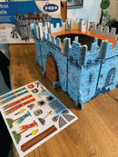 Ridderborg - Min første borg i træ - PAPO - 46 x 24 x 34 cm. - Billede 1