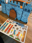 Ridderborg - Min første borg i træ - PAPO - 46 x 24 x 34 cm. - Billede 1