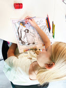 Malebog - Mal Efter Tal - Dyrebørn - fra 5 år - Billede 1