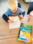 Malebog - Mal Efter Tal - Farlige Dyr - Fra 5 år - Billede 1