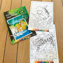 Malebog - Mal Efter Tal - Farlige Dyr - Fra 5 år - Billede 1