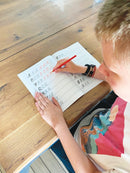 Malebog - Hand Lettering - Øvehæfte til Bogstaver - Unicorn - Billede 1