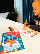 Malebog - Mal Efter Tal - Vinter - fra 5 år - Forlaget Unicorn - Billede 1