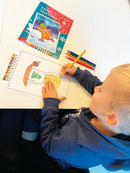 Malebog - Mal Efter Tal - Vinter - fra 5 år - Forlaget Unicorn - Billede 1