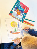 Malebog - Mal Efter Tal - Vinter - fra 5 år - Forlaget Unicorn - Billede 1