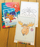 Malebog - Mal Efter Tal - Vinter - fra 5 år - Forlaget Unicorn - Billede 1