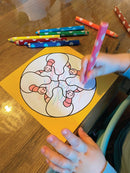 Mandalas Malebog - Min Allerførste Malebog - 40 sider - Fra 2 år - Billede 1