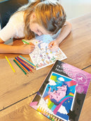 Malebog - Mal Efter Tal - Enhjørninger fra 5 år - Billede 1