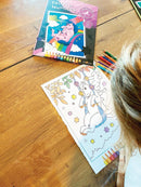 Malebog - Mal Efter Tal - Enhjørninger fra 5 år - Billede 1