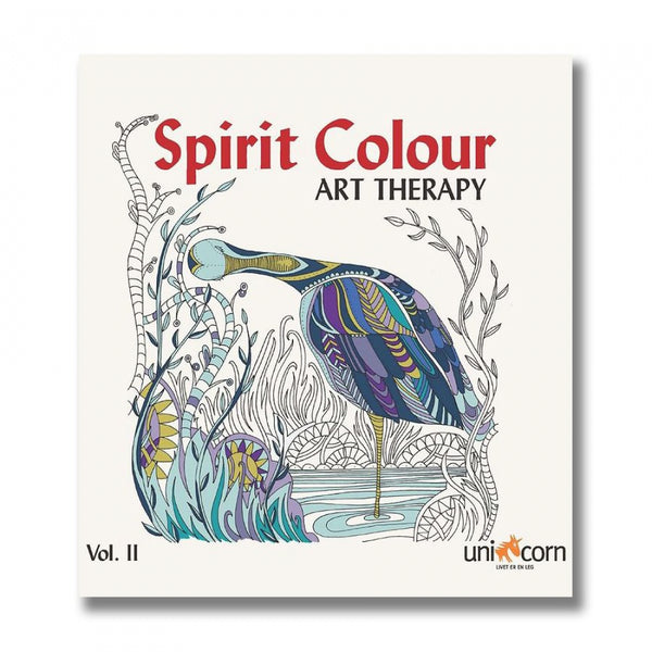 Malebog - Kunstterapi - Spirit Colour Art Therapy #2 - Unicorn - Billede 1