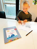 Malebog - Min Fantasifulde Krusedulle Malebog - 24 sider. - Billede 1