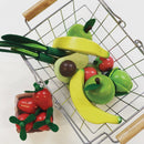 Legemad i træ fra MaMaMeMo - Frugt & Grønt - 70 dele. - Billede 1