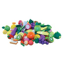 Legemad i træ fra MaMaMeMo - Frugt & Grønt - 70 dele. - Billede 1