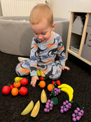 Legemad i træ fra MaMaMeMo - Frugt - 24 dele.