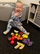 Legemad i træ fra MaMaMeMo - Frugt - 24 dele.