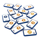 Blue-Bot Taktillæser Kort - Standardpakke med 25 stk. - Billede 1