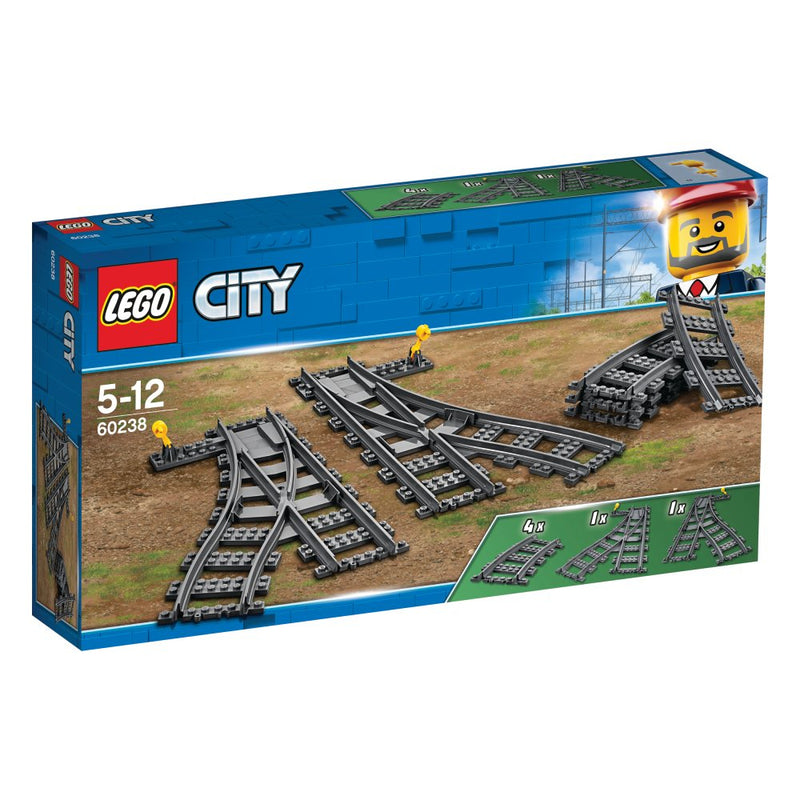LEGO City Trains: Skiftespor - 8 dele - Billede 1
