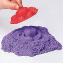 Kinetic Sand - Sandkasse med 455 gram magisk sand - Grøn farve. - Billede 1