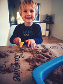 Kinetic Sand - Sandkasse med 455 gram magisk sand - Lilla farve. - Billede 1