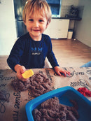 Kinetic Sand - Sandkasse med 455 gram magisk sand - Lilla farve. - Billede 1