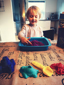 Kinetic Sand - 3 x Sandkasse med 455 gram magisk sand - Fra 3 år - Billede 1