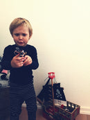 Piratskib i træ fra Papo - 55 x 14,5 x 51 cm. - Rød - Billede 1