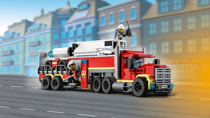 LEGO City Brandvæsen - Brandvæsnets Kommandoenhed - 60282 - 380 dele. - Billede 1