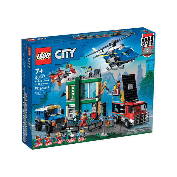 LEGO City Police - Politijagt ved banken - 60317 - 915 dele - Billede 1