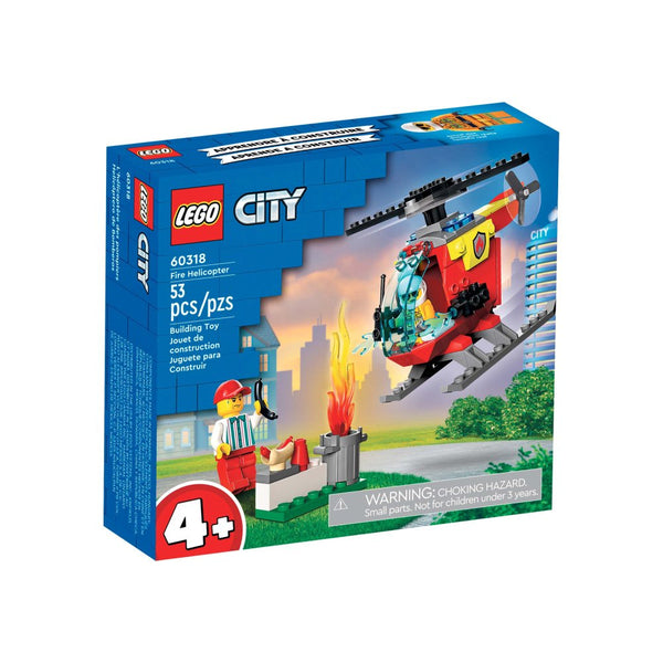 LEGO City Fire - Brandslukningshelikopter - Fra 4 år - 53 dele - Billede 1