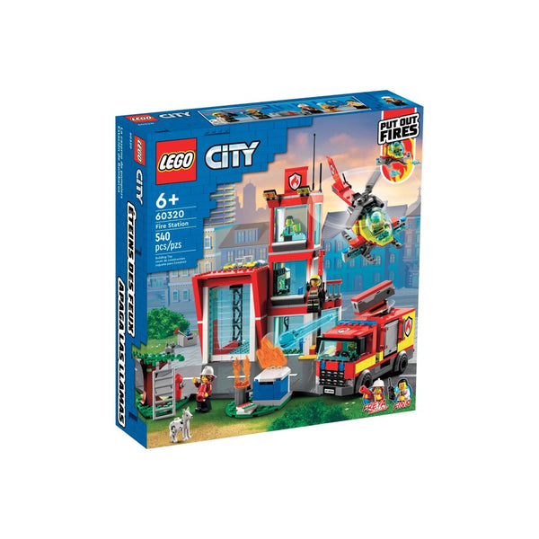 LEGO City Fire - Brandstation - 60320 - 540 dele - Billede 1