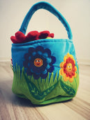 Samtalekurv med insekter i stof - fra 6 mdr. - Billede 1