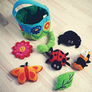 Samtalekurv med insekter i stof - fra 6 mdr. - Billede 1