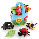 Samtalekurv med insekter i stof - fra 6 mdr. - Billede 1