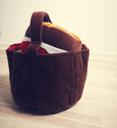 Samtalekurv med madvarer i stof - fra 6 mdr.