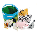 Samtalekurv med bondegårdsdyr i stof - Fra 6 mdr. - Billede 1