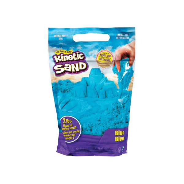 Kinetic Sand - Blå Farvet Strandsand - 900 gram - Fra 3 år. - Billede 1