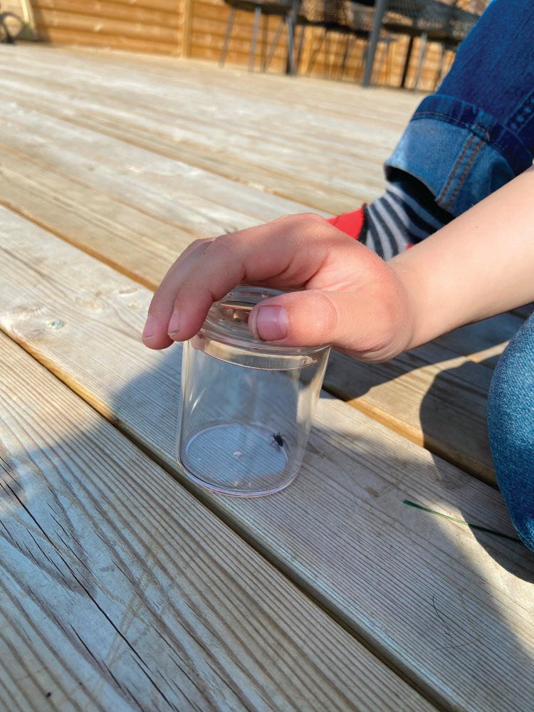 Insektglas med 5x forstørrelse - Ø:4,5 cm. - Billede 1