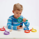 Regnbue Forstørrelsesglas - 6 stk - 3 x Zoom - TickiT - Fra 3 år. - Billede 1