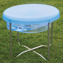 Rundt vandkar med stander og låg - Ø:75 x H:58 cm. - Billede 1