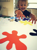 Splatter Klatter til Lyspanel - Sæt med 10 stk. - Billede 1